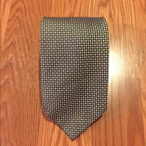 Blue and yellow Faconnable necktie